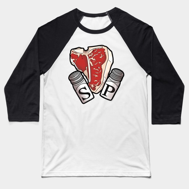 S and P Baseball T-Shirt by Digart